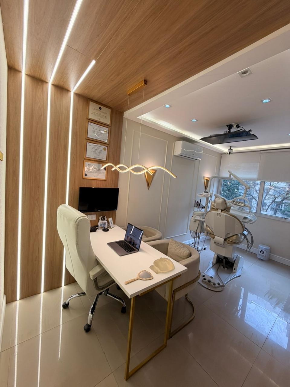 Consultório Dr. Luís Fernando — sala clínica